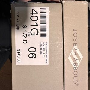 Joseph Abboud Lace Wingtip Oxfords - Tan